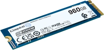 Накопитель SSD Kingston PCIe 4.0 x4 960GB SEDC2000BM8/960G DC2000B M.2 2280 0.4 DWPD - купить недорого с доставкой в интернет-магазине
