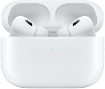 Гарнитура внутриканальные Apple AirPods Pro 2 2023 USB-C A3047/A3048/A2968 белый беспроводные bluetooth в ушной раковине (MTJV3ZA/A) - купить недорого с доставкой в интернет-магазине