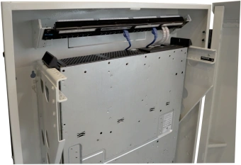 Шкаф коммутационный Lanmaster (TWT-CBVRT-5U-6X7-GY) настенный 5U 650x250мм пер.дв.металл направл.под винты 68кг серый 741мм - купить недорого с доставкой в интернет-магазине