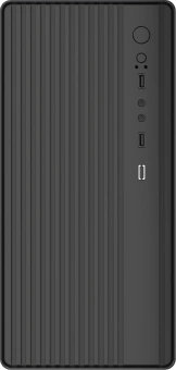 Корпус Accord ACC-M258-01B черный без БП mATX 1x80mm 2xUSB2.0 audio - купить недорого с доставкой в интернет-магазине