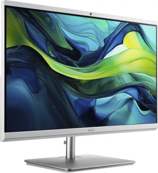 Моноблок Acer Aspire C24-195ES 23.8" Full HD Core Ultra 5 125U (1.3) 16Gb SSD512Gb Graphics CR Windows 11 Professional GbitEth WiFi BT 65W клавиатура мышь Cam серебристый 1920x1080 - купить недорого с доставкой в интернет-магазине