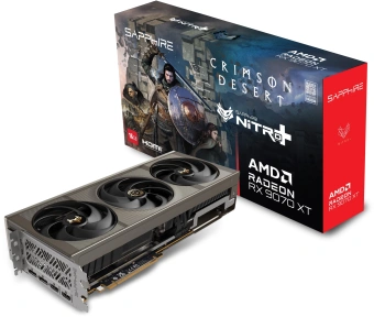 Видеокарта Sapphire PCI-E 5.0 11348-10-20G NITRO+AMD RADEON RX 9070 XT 16GB CRIMSON DESERT EDITION GAMING OC LITE AMD Radeon RX 9070XT 16Gb 256bit GDDR6 2520/20000 HDMIx2 DPx2 HDCP Ret - купить недорого с доставкой в интернет-магазине