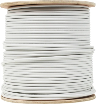 Кабель коаксиальный ITK CC1-R6F1-111-300-G RG-6 FTP 75Om PVC внутренний 300м белый - купить недорого с доставкой в интернет-магазине