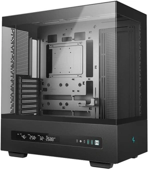 Корпус Deepcool CH690 Digital черный без БП ATX 10x120mm 10x140mm 1xUSB2.0 audio bott PSU - купить недорого с доставкой в интернет-магазине