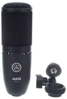 Микрофон проводной AKG P120 черный - купить недорого с доставкой в интернет-магазине