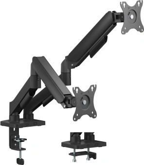 Кронштейн для мониторов Cactus CS-VM-MD-72-BK черный/белый 17"-32" макс.9кг настольный поворот и наклон - купить недорого с доставкой в интернет-магазине