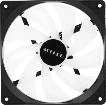 Вентилятор для корпуса Accord ACC-C14 ARGB 140х140x25 черный 3-pin 26дБ (ACC-C14 ARGB BLACK) brown box - купить недорого с доставкой в интернет-магазине