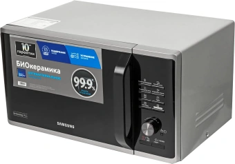 Микроволновая Печь Samsung MG23K3515AS/BW 23л. 800Вт серебристый/черный - купить недорого с доставкой в интернет-магазине