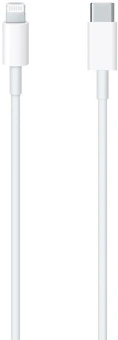 Кабель Apple A2561 MUQ93ZM/A USB Type-C (m)-Lightning (m) 1м белый - купить недорого с доставкой в интернет-магазине