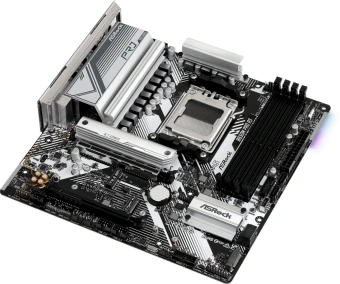 Материнская плата Asrock B650M PRO RS Socket AM5 AMD B650 4xDDR5 mATX AC`97 8ch(7.1) 2.5Gg RAID+HDMI+DP - купить недорого с доставкой в интернет-магазине