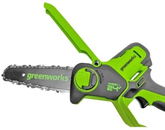 Цепная пила Greenworks GD24CSMNX аккум. 450Вт дл.шины:6" (15cm) 1аккум. 2Ач ЗУ (2008707UA) - купить недорого с доставкой в интернет-магазине