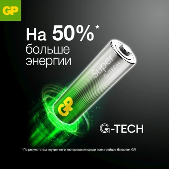 Батарея GP Super Alkaline 24AA21-2CRSBC2 AAA (2шт) - купить недорого с доставкой в интернет-магазине