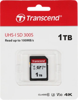 Флеш карта SDXC 1TB Transcend TS1TSDC300S 300S w/o adapter - купить недорого с доставкой в интернет-магазине