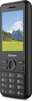 Мобильный телефон Xenium X280 черный моноблок 2Sim 2.8" 240x320 Nucleus 0.3Mpix GSM900/1800 MP3 FM microSD max32Gb - купить недорого с доставкой в интернет-магазине