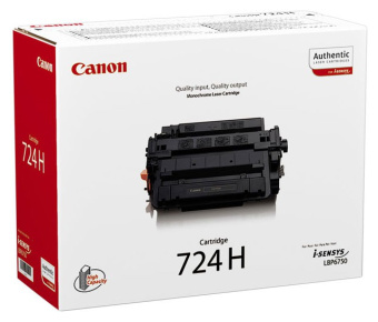 Картридж лазерный Canon 724H 3482B002 черный (12500стр.) для Canon LBP-6750Dn - купить недорого с доставкой в интернет-магазине