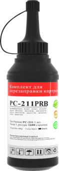 Тонер Pantum PC-211PRB черный флакон 65гр. для принтера Series P2200/2500/M6500/6550/6600 - купить недорого с доставкой в интернет-магазине
