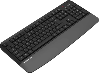 Клавиатура A4Tech FGK20 серый USB беспроводная Multimedia (подставка для запястий) - купить недорого с доставкой в интернет-магазине