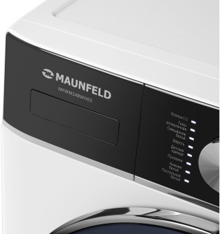 Стиральная машина Maunfeld MFWM148WH03 класс: A+++ загр.фронтальная макс.:8кг белый инвертор - купить недорого с доставкой в интернет-магазине
