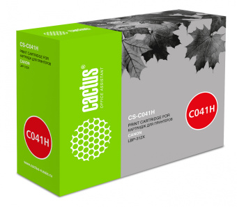 Картридж лазерный Cactus CS-C041H 041H черный (20000стр.) для Canon LBP 312x - купить недорого с доставкой в интернет-магазине