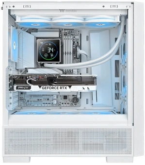 Система водяного охлаждения Thermaltake TH360-S V3 Snow ARGB Soc-AM5/AM4/1200/1700/1851 белый 4-pin 37.8dB Al LCD 365W Ret (CL-W472-PL12SW-A) - купить недорого с доставкой в интернет-магазине