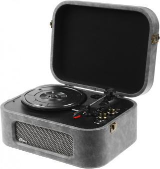 Проигрыватель винила Ritmix LP-190B полностью автоматический серый - купить недорого с доставкой в интернет-магазине