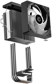 Устройство охлаждения(кулер) ID-Cooling SE-903-XT V2 ARGB Soc-AM5/AM4/1200/1700/1851 серебристый/черный 4-pin 14-29.1dB Al+Cu 150W 390gr Ret (SE-903-XT V2 ARGB) - купить недорого с доставкой в интернет-магазине