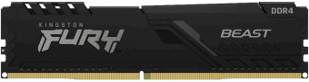 Память DDR4 8GB 3200MHz Kingston KF432C16BB/8-SP Fury Beast RTL Gaming PC4-25600 CL16 DIMM 288-pin 1.35В Intel single rank с радиатором Ret - купить недорого с доставкой в интернет-магазине