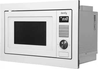 Микроволновая печь Domfy DM2540BW WG 25л. 900Вт белый (встраиваемая) - купить недорого с доставкой в интернет-магазине
