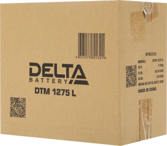Батарея для ИБП Delta DTM 1275 L 12В 75Ач - купить недорого с доставкой в интернет-магазине