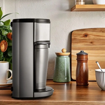 Кофеварка капельная Kitfort КТ-7367 650Вт серебристый/желтый - купить недорого с доставкой в интернет-магазине