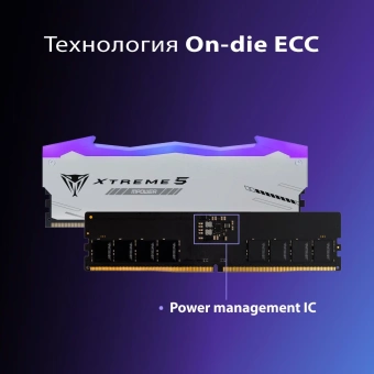 Память DDR5 2x24GB 8000MHz Patriot PVXR548G80C38KM Viper Xtreme 5 RGB RTL Gaming PC5-64000 CL38 DIMM 288-pin 1.45В с радиатором Ret - купить недорого с доставкой в интернет-магазине