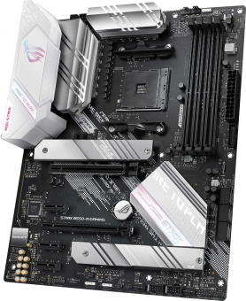 Материнская плата Asus ROG STRIX B550-A GAMING Soc-AM4 AMD B550 4xDDR4 ATX AC`97 8ch(7.1) 2.5Gg RAID+HDMI+DP - купить недорого с доставкой в интернет-магазине
