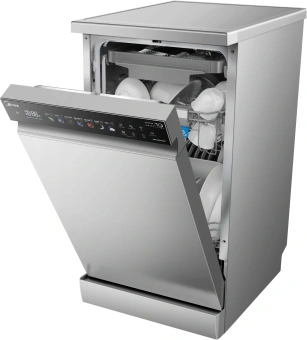 Посудомоечная машина Midea MFD45S460SI серебристый (узкая) инвертор - купить недорого с доставкой в интернет-магазине
