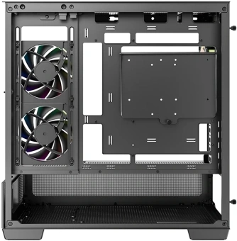 Корпус Deepcool CG380U 3F черный без БП mATX 6x120mm 3x140mm 2xUSB3.0 audio bott PSU - купить недорого с доставкой в интернет-магазине