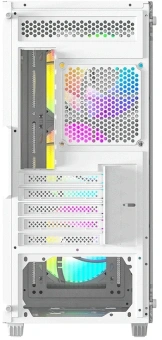 Корпус ID-Cooling Ware 300 белый без БП mATX 6x120mm 2xUSB2.0 1xUSB3.0 audio bott PSU - купить недорого с доставкой в интернет-магазине