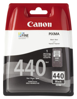 Картридж струйный Canon PG-440 5219B001 черный для Canon MG2140/3140 - купить недорого с доставкой в интернет-магазине