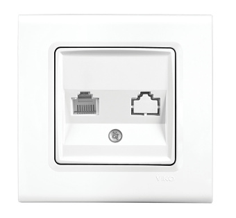 Розетка комп. Panasonic Linnera S 91400078-RU одинар. скрыт. IP20 белый (упак.:1шт) - купить недорого с доставкой в интернет-магазине