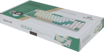 Клавиатура Redragon Veigar механическая белый/синий USB беспроводная BT/Radio for gamer LED (71476) кабель 1.5м - купить недорого с доставкой в интернет-магазине