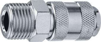 Переходник для пневмоинструмента Зубр 64911-1/2 серый - купить недорого с доставкой в интернет-магазине