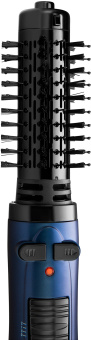 Фен-щетка Hyundai H-HB0110 1000Вт синий - купить недорого с доставкой в интернет-магазине
