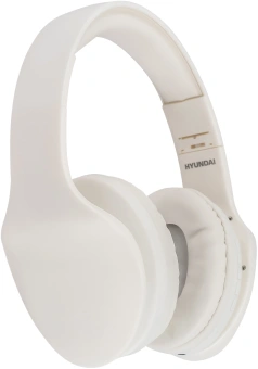 Гарнитура накладные Hyundai H-HP104 белый беспроводные bluetooth оголовье - купить недорого с доставкой в интернет-магазине