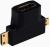Переходник аудио-видео Premier 5-895-6 Micro HDMI (m)/HDMI (f)/Mini HDMI (m) черный - купить недорого с доставкой в интернет-магазине