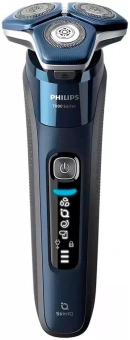 Бритва роторная Philips Series 7000 S7885/50 реж.эл.:3 питан.:аккум. черный/синий - купить недорого с доставкой в интернет-магазине