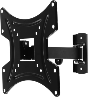 Кронштейн для телевизора Buro FL1S черный 20"-48" макс.15кг настенный поворот и наклон - купить недорого с доставкой в интернет-магазине