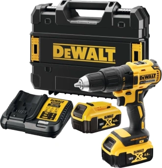 Дрель-шуруповерт DeWalt DCD777M2T аккум. патрон:быстрозажимной (кейс в комплекте) - купить недорого с доставкой в интернет-магазине