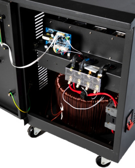 Стабилизатор напряжения Ресанта СПН-17000 однофазный серый (63/6/29) - купить недорого с доставкой в интернет-магазине