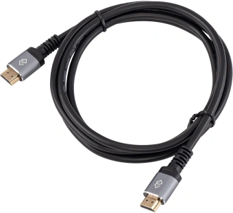 Кабель аудио-видео Digma HDMI (m)/HDMI (m) 2м. позолоч.конт. черный (D-HDMI-V2.0-2M) - купить недорого с доставкой в интернет-магазине