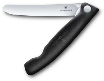 Нож кухонный Victorinox Swiss Classic 6.7803.F стальной столовый лезв.110мм прямая заточка черный карт.коробка - купить недорого с доставкой в интернет-магазине