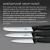 Набор ножей кухон. Victorinox Swiss Classic 6.7113.34 для овощей компл.:3предм. черный европодвес - купить недорого с доставкой в интернет-магазине