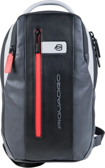 Рюкзак слинг Piquadro Urban CA6801UB00/GRN серый/черный натур.кожа - купить недорого с доставкой в интернет-магазине
